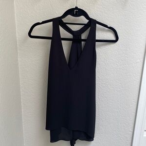 BCBGMAXAZRIA black open back top